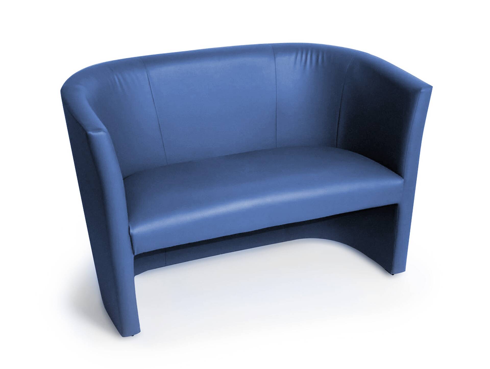 CHARLY DUO Cocktailsessel / Sessel, Material Kunstleder blau